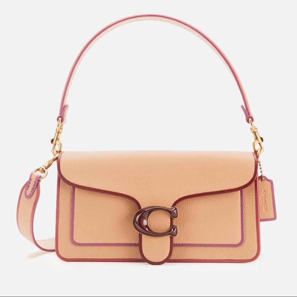 Coach Tabby 26 Beechwood purple trim